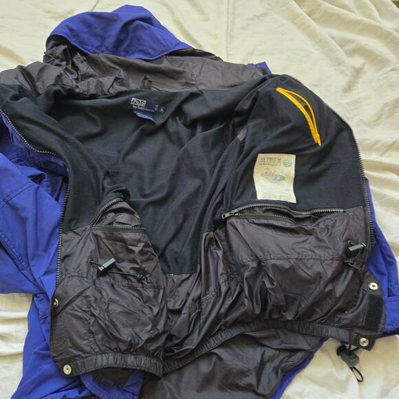 Vtg Polo Ralph Lauren Parka Size L Hi-Tech Jacket w/Ultrex Royal Blue *read* - Picture 7 of 16